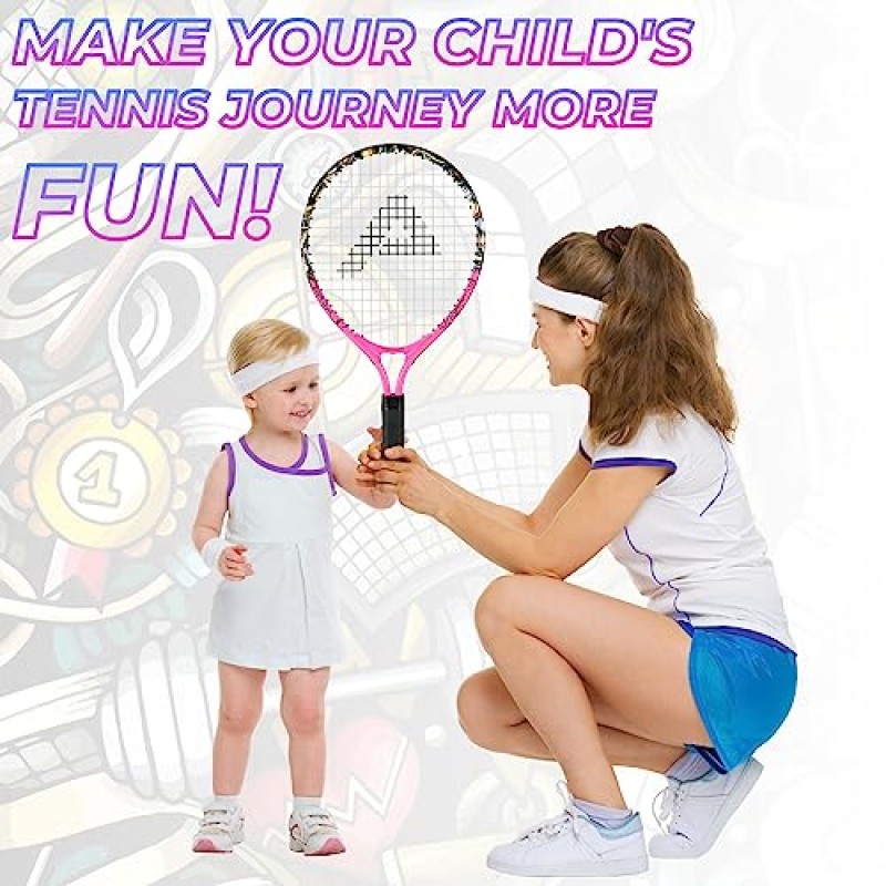 어린이용 테니스 라켓 주니어 유아용 스타터 키트 17-25