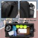 doksmeria 테니스 라켓 토트 백, 탈착식 어깨 끈이있는 여성용 방수 테니스 가방, 대형 보관함 스포츠 배드민턴/테니스 라켓 핸드백