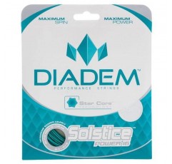 Diadem Solstice Power (16-1.30mm) 테니스 스트링 (청록색)