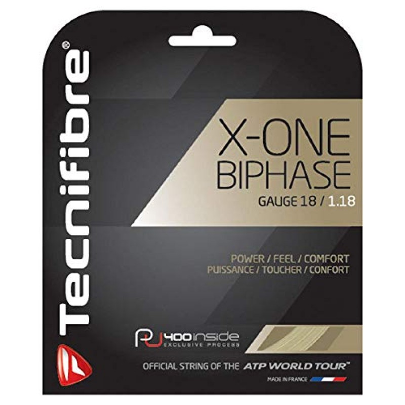 Tecnifibre X-One Biphase(16-1.30mm) 현 세트(내츄럴)