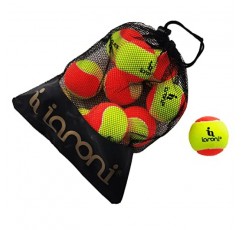 IANONI 비치 테니스 공 훈련 연습 비치 테니스 라켓 전용 12팩