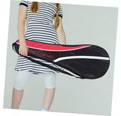 Toddmomy 배드민턴 라켓 가방 Tenis Negros Para Hombre Mochila Para Niños 스웨트 슈트 배드민턴 라켓 커버 배드민턴 라켓 정리 가방 배드민턴 파우치 테니스 가방 라켓 주최자 남자