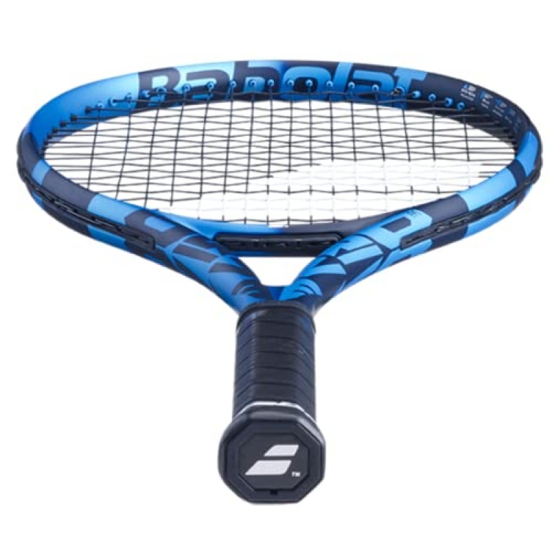 Babolat Pure Drive 테니스 라켓(10세대) - 중간 범위의 장력으로 16g 흰색 Babolat Syn Gut를 연결함