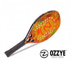 OZZYE BEACH TENNIS 라켓 3k 카본 프레임 - 샌드 그릿 표면 - 32 홀 - EVA 소프트 코어 - 휴대용 가방 포함 - OZZYE BEACH TENNIS 패들 라켓