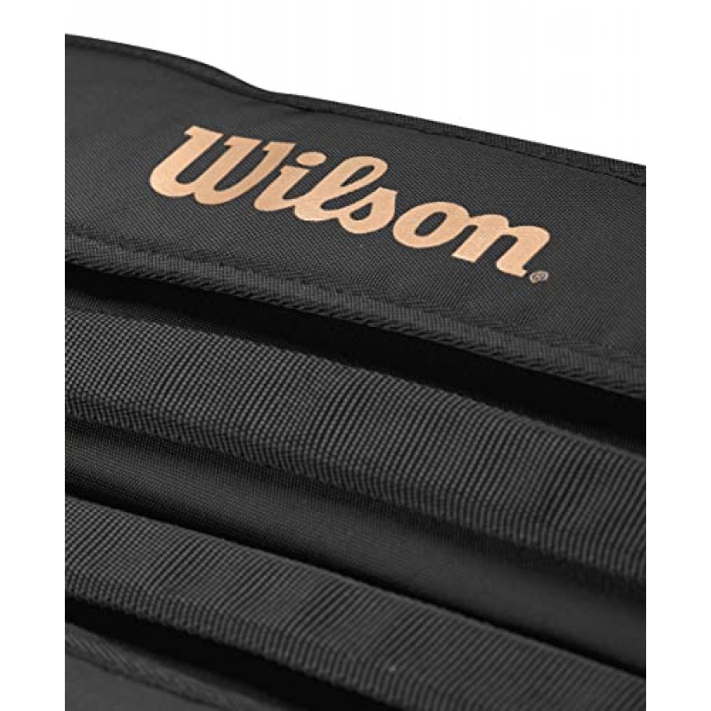 WILSON Pro Staff V14 슈퍼 투어 테니스 라켓 백 - 9 팩, 브라운