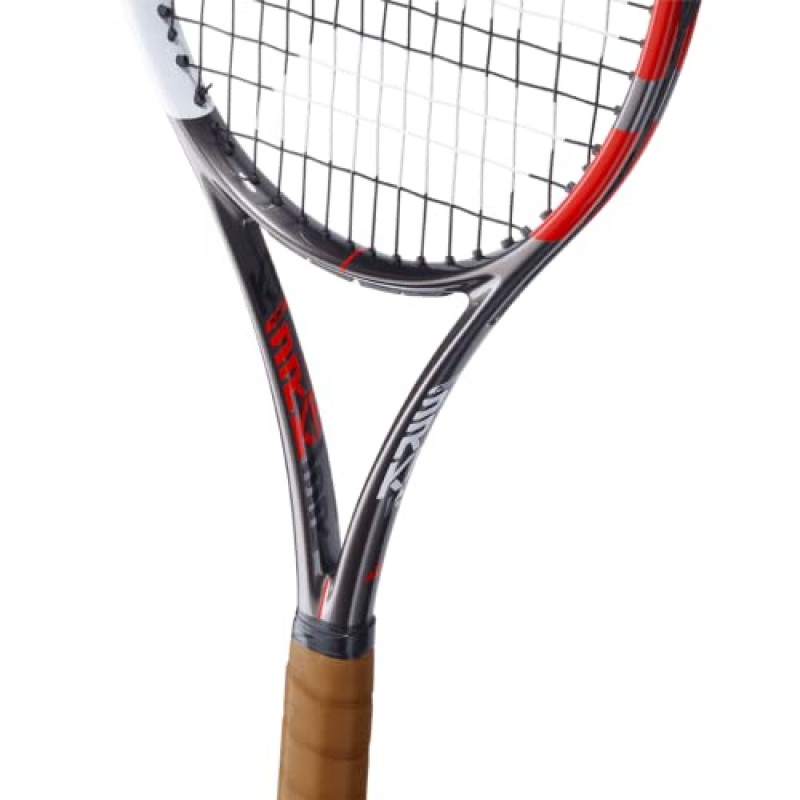 Babolat Pure Strike VS 테니스 라켓 - 중간 범위 장력에서 16g 흰색 Babolat Syn Gut 연결