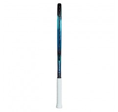 Yonex EZONE 100L 스카이 블루 테니스 라켓(7세대) - 원하는 색상의 합성 거트 라켓 스트링 연결 - 향상된 기동성을 위한 더 가벼운 무게