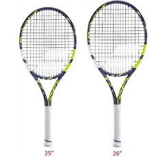 Babolat Aero Junior 테니스 라켓에는 오버그립 3개와 볼 3개가 번들로 제공됩니다 - 신진 챔피언을 위한 완벽한 라켓