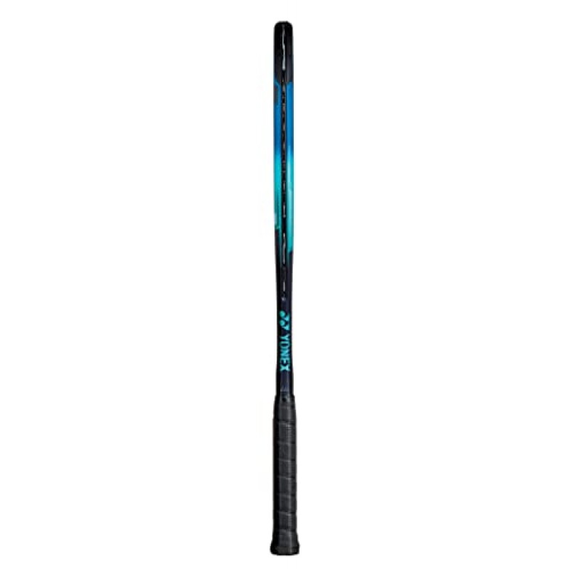 Yonex EZONE 98 스카이 블루 테니스 라켓(7세대) - 원하는 색상의 합성 거트 라켓 스트링으로 연결 - 향상된 느낌과 향상된 제어력을 위한 최고의 라켓