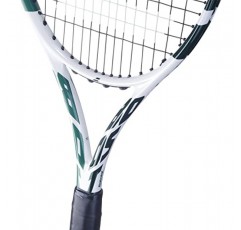 Babolat Boost 윔블던 테니스 라켓 - 중간 범위 장력의 16g 흰색 Babolat Syn Gut 연결