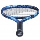 Babolat Pure Drive 107 테니스 라켓(10세대) - 중간 범위 장력의 16g 흰색 Babolat Syn Gut 연결