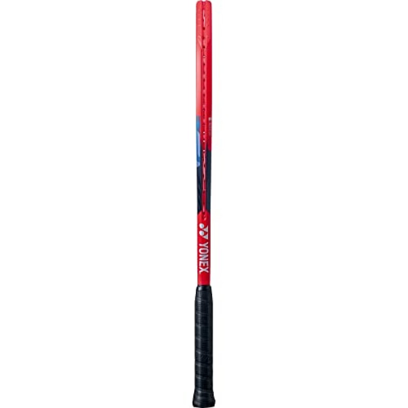 Yonex VCORE 100 Scarlet 7세대 퍼포먼스 테니스 라켓 - 원하는 색상의 합성 거트 라켓 스트링 연결 - 정확한 회전 및 놀라운 컨트롤