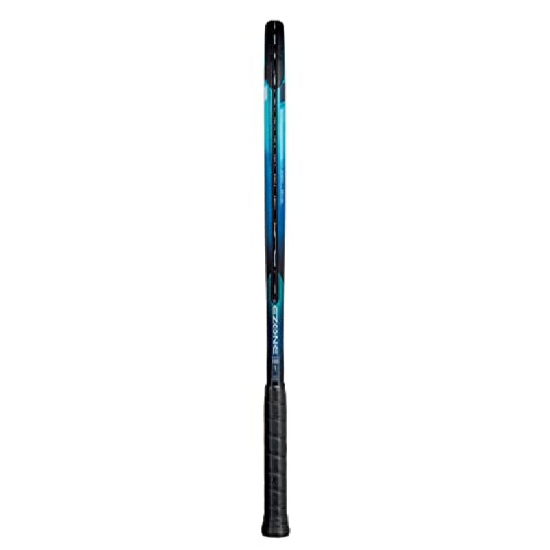 Yonex EZONE 100 스카이 블루 테니스 라켓(7세대) - 원하는 색상의 합성 내장 라켓 스트링 연결 - 16x19 스트링 패턴