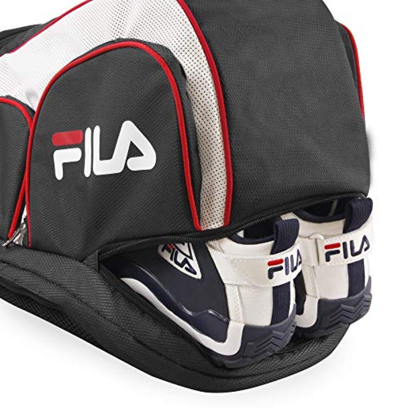 Fila Heritage 테니스 백팩, 블랙, 원 사이즈