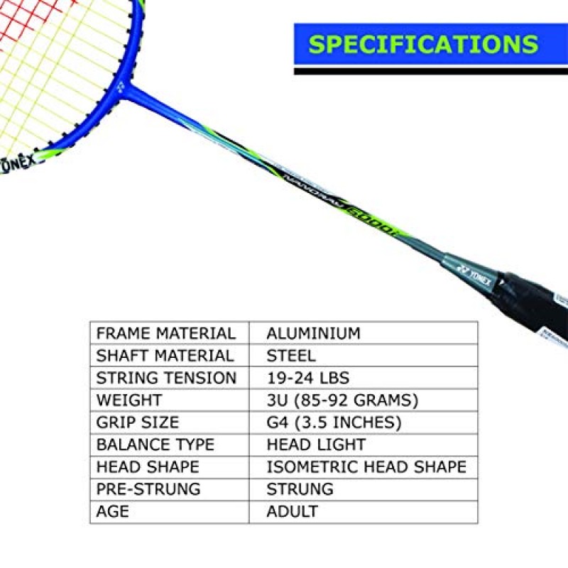 요넥스 나노레이 6000I G4-U 배드민턴 라켓
