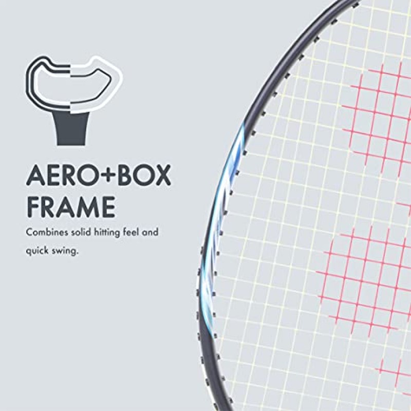 YONEXYONEX Astrox Smash 배드민턴 라켓, 블랙/레드