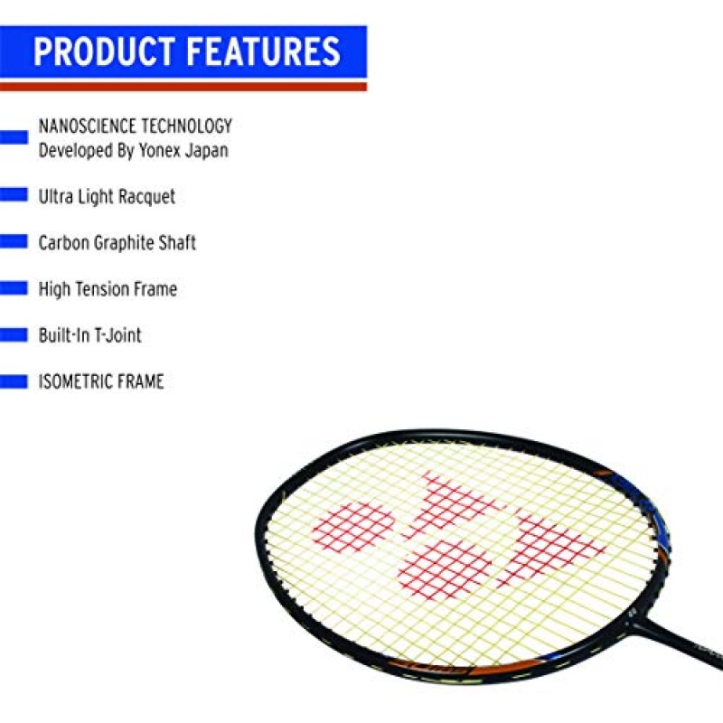 YONEX Nanoray 10F Hi-Flex Pre-Strung 배드민턴 라켓