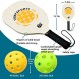 Pickleball Nets 휴대용 야외, 22 FT Pickleball Net USAPA 규정 크기, 4개의 패들이 있는 피클 볼 게임 네트 시스템, 야외 피클 볼, 진입로 뒷마당용 운반 가방