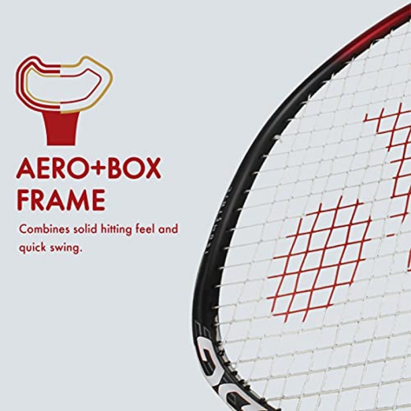 YONEX VOLTRIC 0.7DG 배드민턴 라켓 (네이비 블루, 흑연, 35파운드 장력)