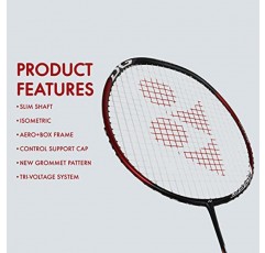 YONEX VOLTRIC 0.7DG 배드민턴 라켓 (네이비 블루, 흑연, 35파운드 장력)