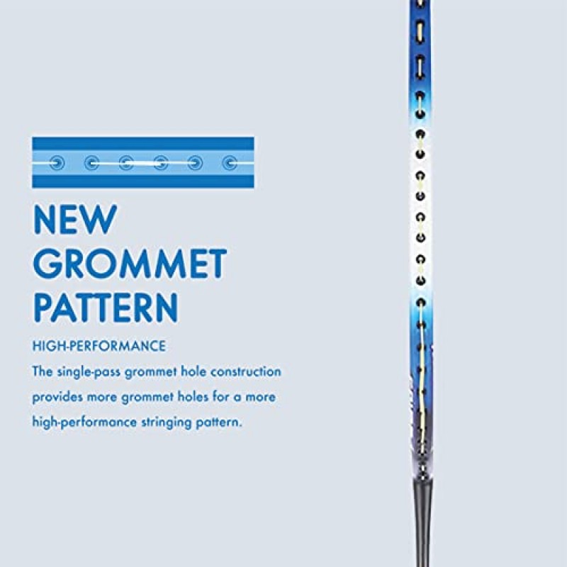 YONEX 흑연 배드민턴 라켓, 머슬 파워 22LT 블랙 블루