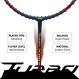 Li-Ning Turbo X III 탄소 섬유 끈 배드민턴 라켓