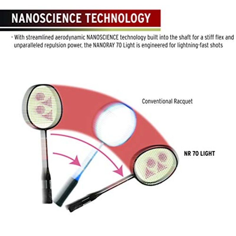 요넥스 나노레이 70 라이트 배드민턴 라켓