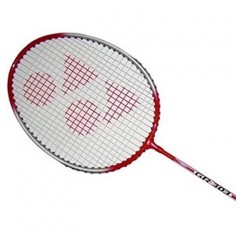 YONEX 다색 알루미늄 배드민턴 라켓 콤보(풀 커버 포함), 레드 - 2개 세트