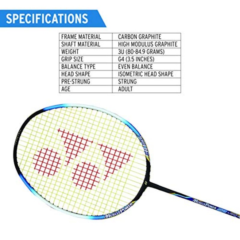 YONEX 머슬파워 29 라이트 배드민턴 라켓