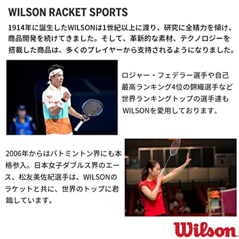 Wilson(윌슨) 배드민턴 라켓 알루미늄 프레임 [갓 인상 완료]