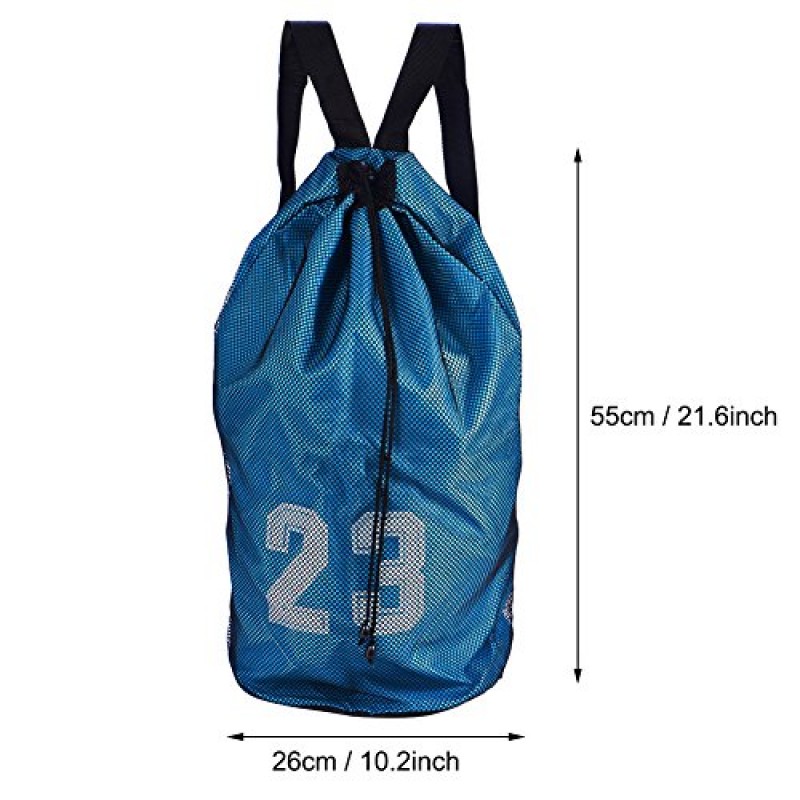Dioche 메쉬 Drawstring 배낭, 농구 축구 축구 스포츠 훈련 운동 메쉬 배낭 어깨 Drawstring 가방