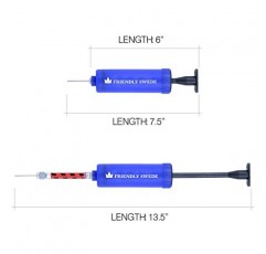 볼 펌프 니들 및 노즐, 볼용 핸드 에어 펌프, 농구 펌프, 풍선용 핸드 펌프, 축구 볼 펌프 - 멀티팩을 포함한 스포츠 볼용 친화적인 스웨덴 볼 펌프