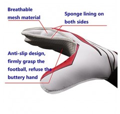 손가락 가시가 있는 Senston 골키퍼 골키퍼 장갑, 청소년 및 성인 축구 골키퍼 장갑