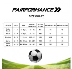 PAIRFORMANCE 소년 축구 유니폼 스포츠 팀 훈련 유니폼 연령 5-15 소년-소녀 청소년 셔츠 및 반바지 세트 실내 축구