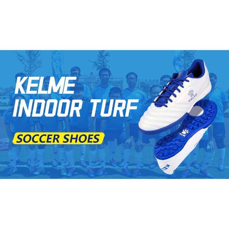 KELME Men AG 축구 클리트, 어린 십대 운동 잔디 풋살 운동화, 통기성 발목 지원 축구 부츠