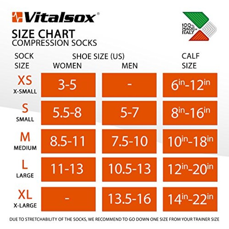 Vitalsox mens 특허 받은 점진적 압축