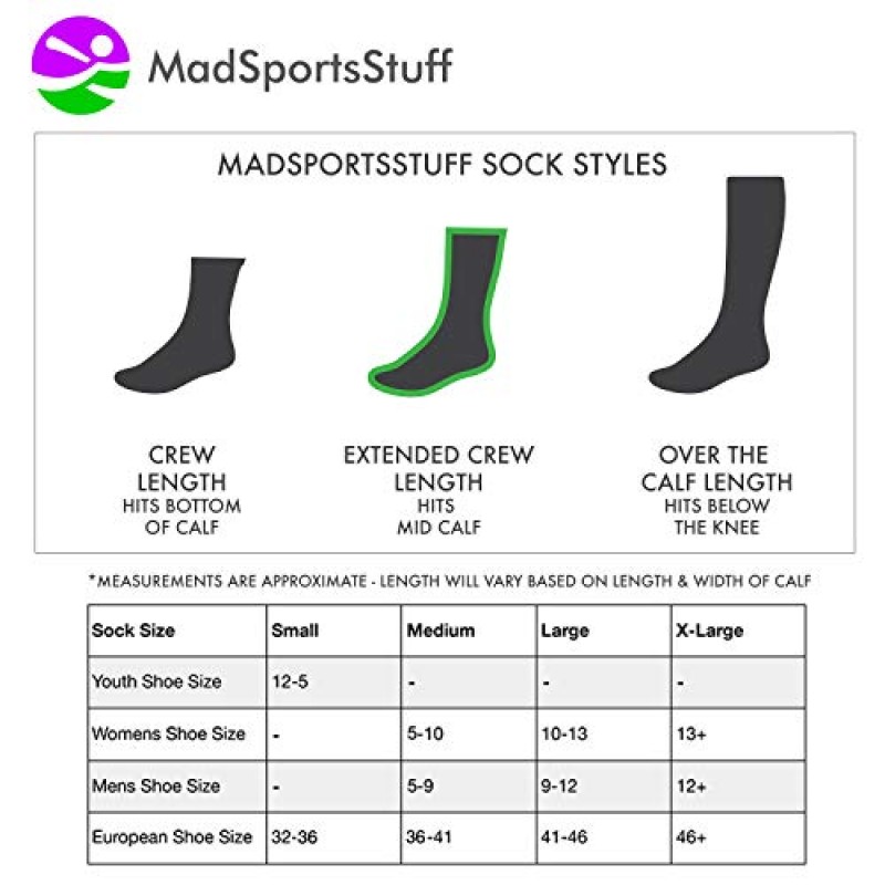 MadSportsStuff 농구 양말(선수 포함) Camo Athletic Crew Socks(다양한 색상)