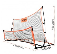 Morimoe Soccer Rebounder Net, 듀얼 사이드, 멀티 스킬 향상, 캐리 백