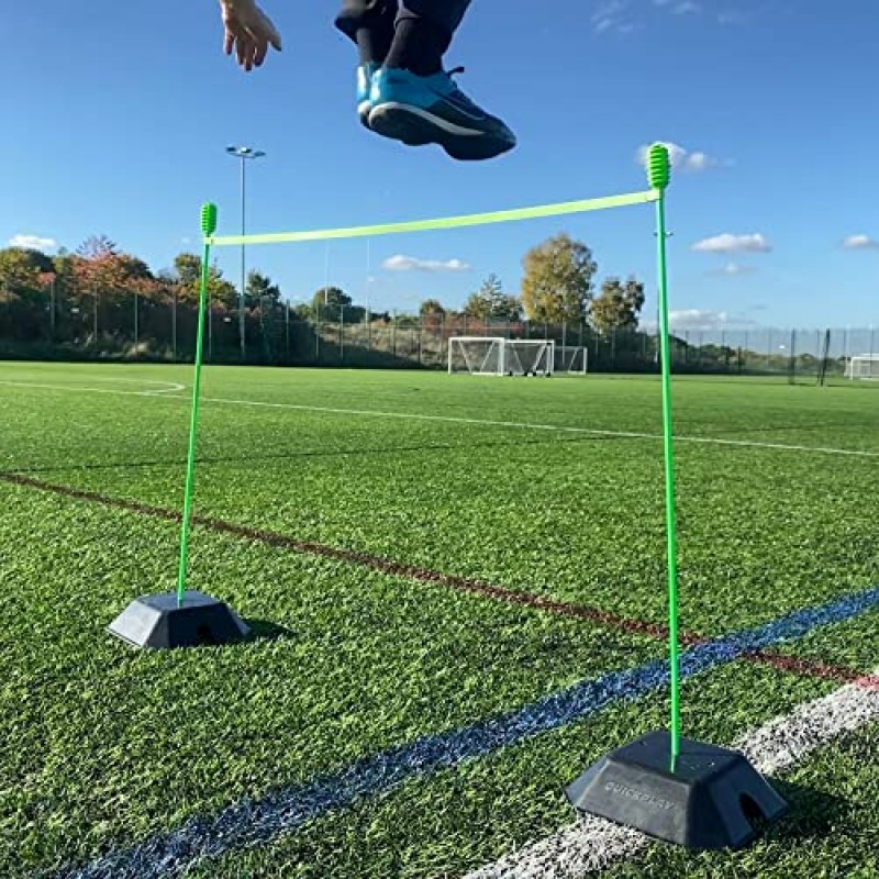 잔디와 코트에서 훈련하기 위한 QUICKPLAY 기본 웨이트 | QuickPlay Agility Poles 및 Kickster Soccer Goals에 적합