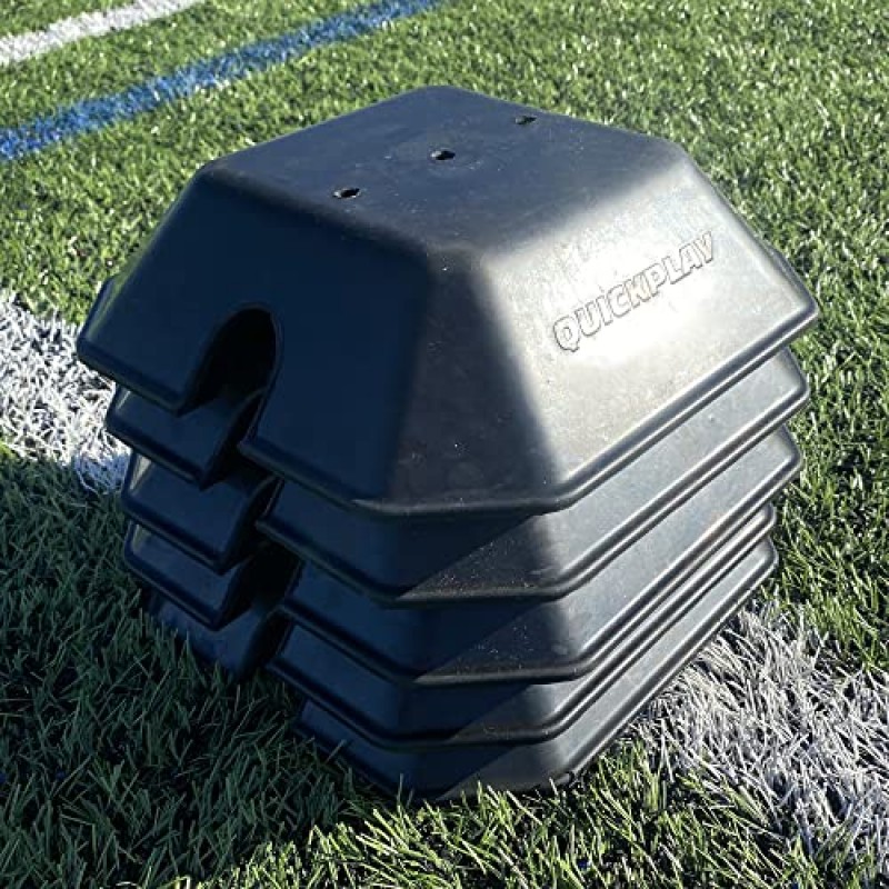잔디와 코트에서 훈련하기 위한 QUICKPLAY 기본 웨이트 | QuickPlay Agility Poles 및 Kickster Soccer Goals에 적합