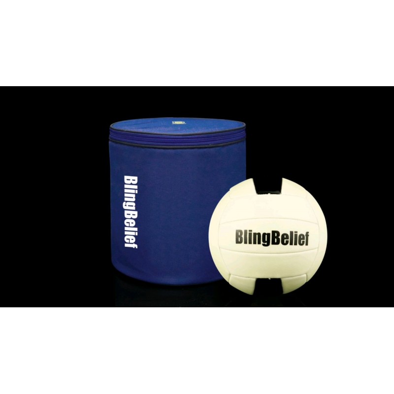 blingbelief 다크 배구의 슈퍼 브라이트 글로우, LED 충전 라이트 업 야광 배구, 휴대용 가방이 포함된 공식 크기 및 무게 배구-라이트 업 휴대용 가방, 배구x1