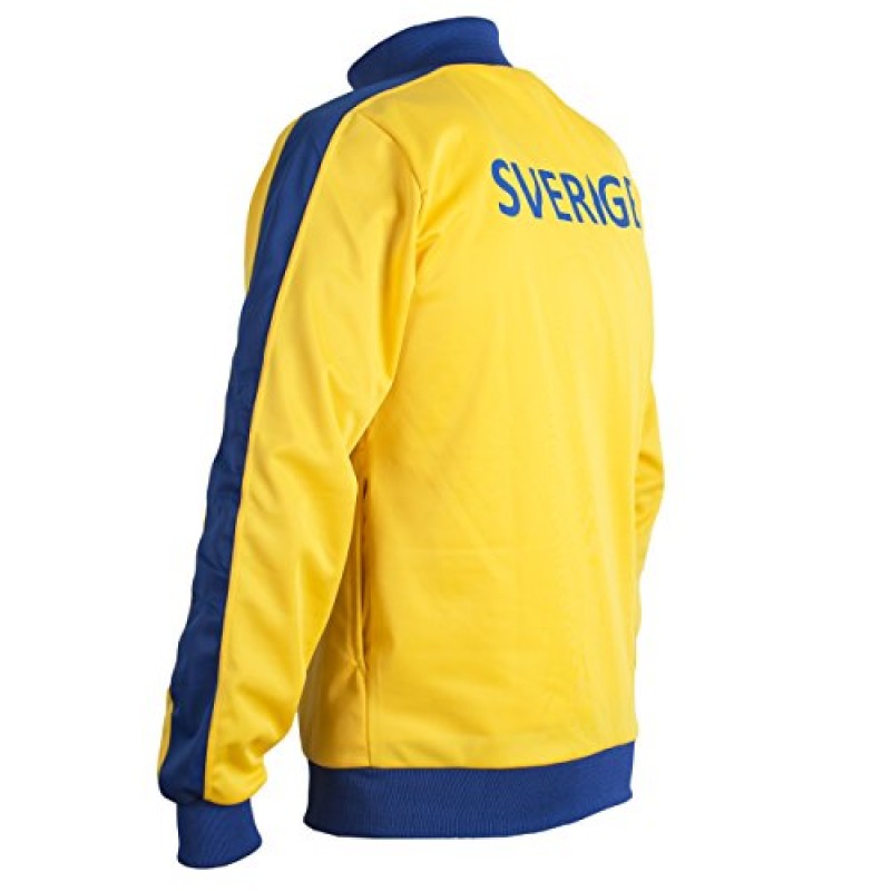 JL SPORT 스웨덴 Sverige 1970년대 레트로 내셔널 스웨덴 축구 재킷 트랙수트