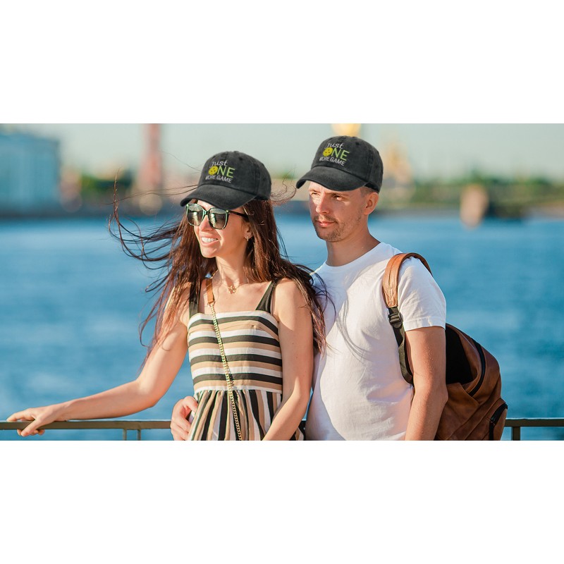 Waldeal Pickleball Hat, 남성 여성을 위한 조절 가능한 자수 워싱 야구 모자…