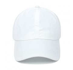 UTTPLL Womens Criss Cross 야구 모자 조정 가능한 높은 지저분한 롤빵 Ponycap 빠른 건조 모자 야외 달리기 스포츠 모자