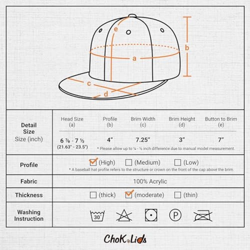 CHOK.LIDS 스트립 클럽 베테랑 플랫 바이저 볼 캡 야구 모자 스냅백 클로저 PS101