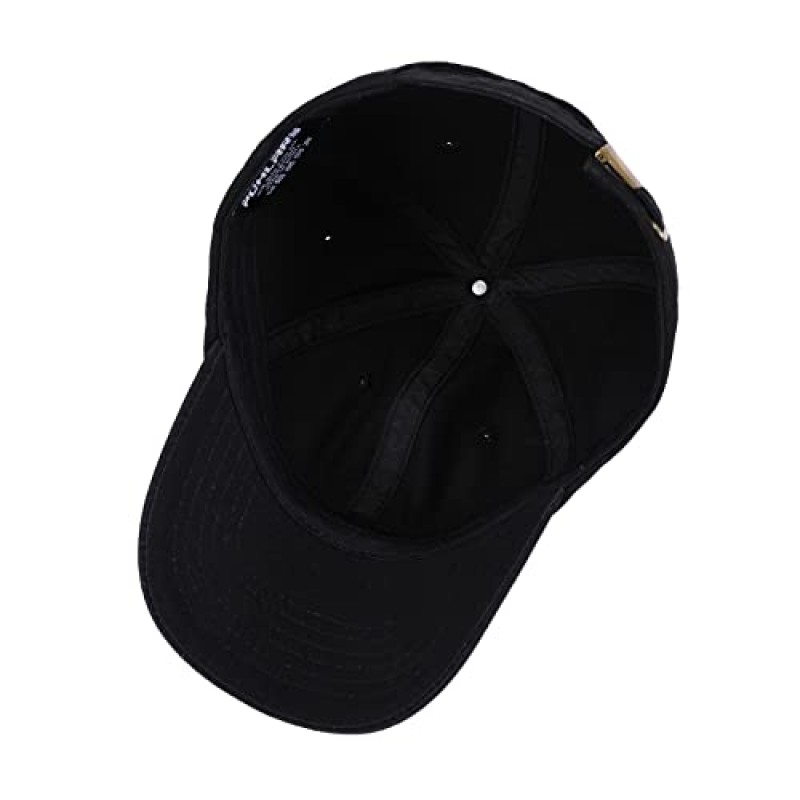 POHLARS 조정 가능한 크기 로우 프로파일 코튼 야구 모자 남성 여성 프리미엄 아빠 모자 Unstructed Plain Cap All Season