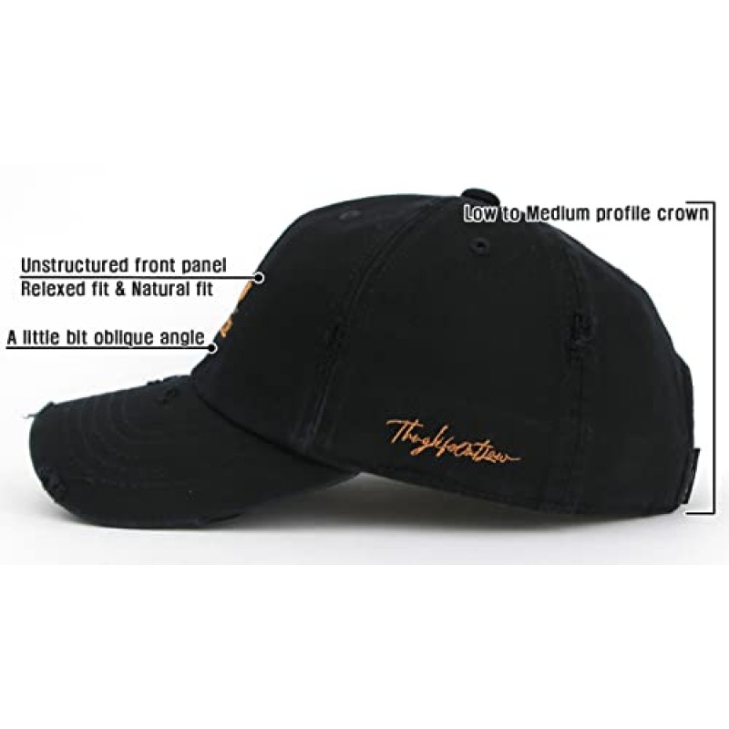 플리퍼 Thuglife 혼합 로고 스톤 워시 코튼 빈티지 총알 구멍 Unconstructed 고민 야구 모자 아빠 모자 Ballcap