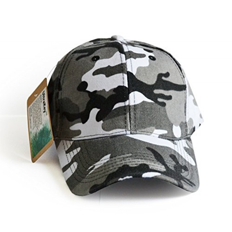 UltraKey Mens Womens 육군 군사 카모 모자 야구 Casquette 위장 모자 사냥 낚시 야외 활동