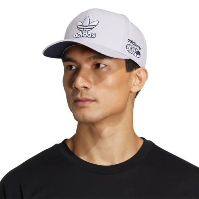 adidas Originals 남성용 모던한 구조적 핏 조절 모자