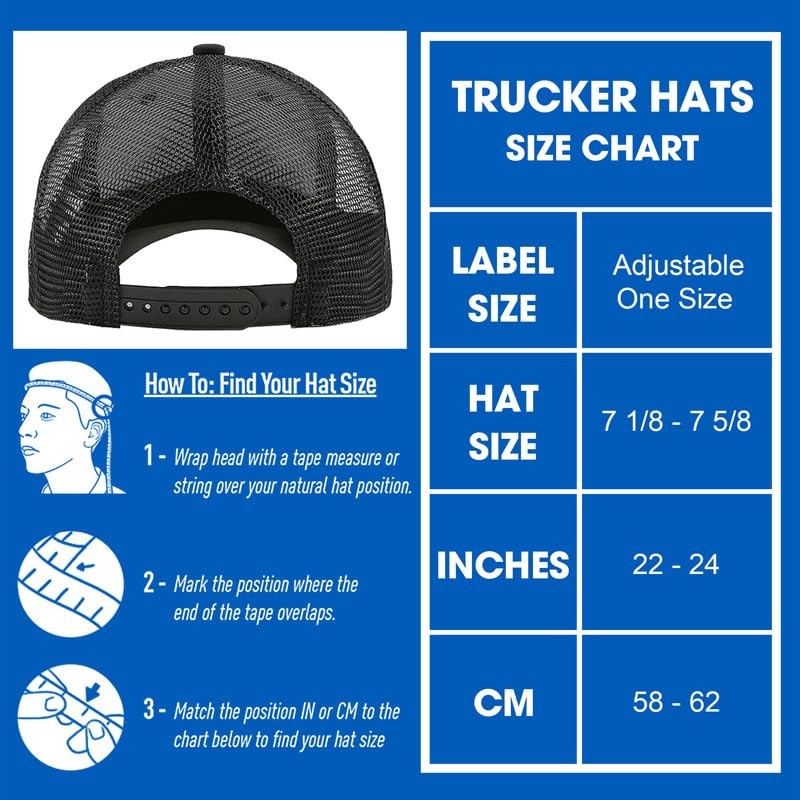 Mountains Sky Trucker 모자, 남성용 여성용 메쉬 야외 모자, 조절 가능한 스냅백 야구 모자